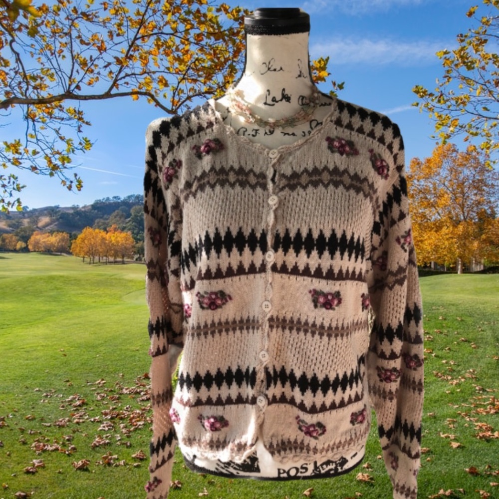 🍁- Lisa J sweater vintage🍁